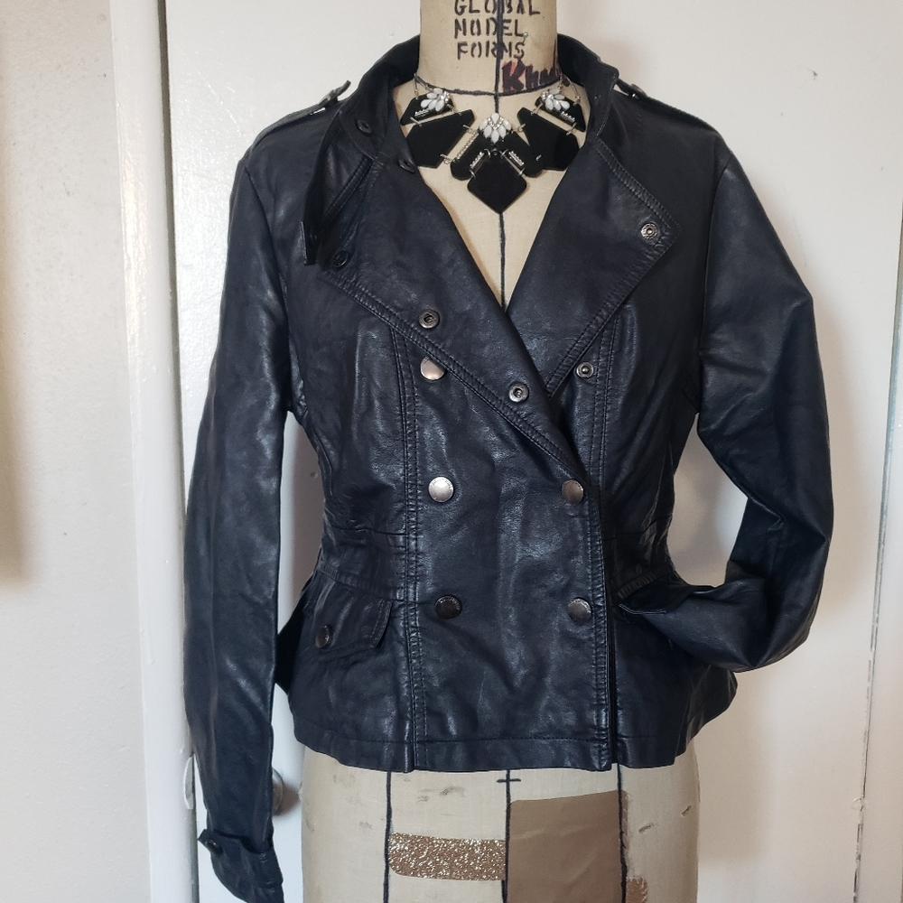 Faux Leather Jacket
